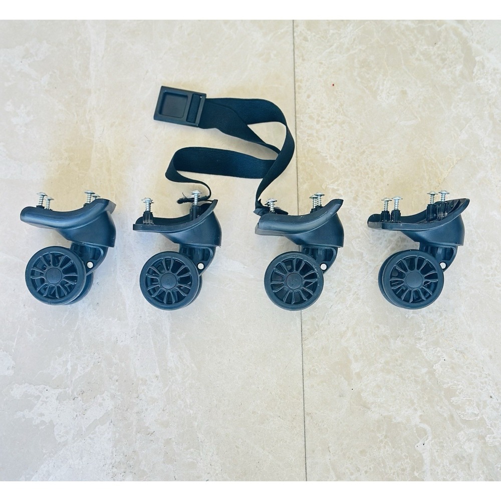 OEM Wheels Delsey Storm Plus Spinner Set of 4 Double Wheels From Large Suitcase